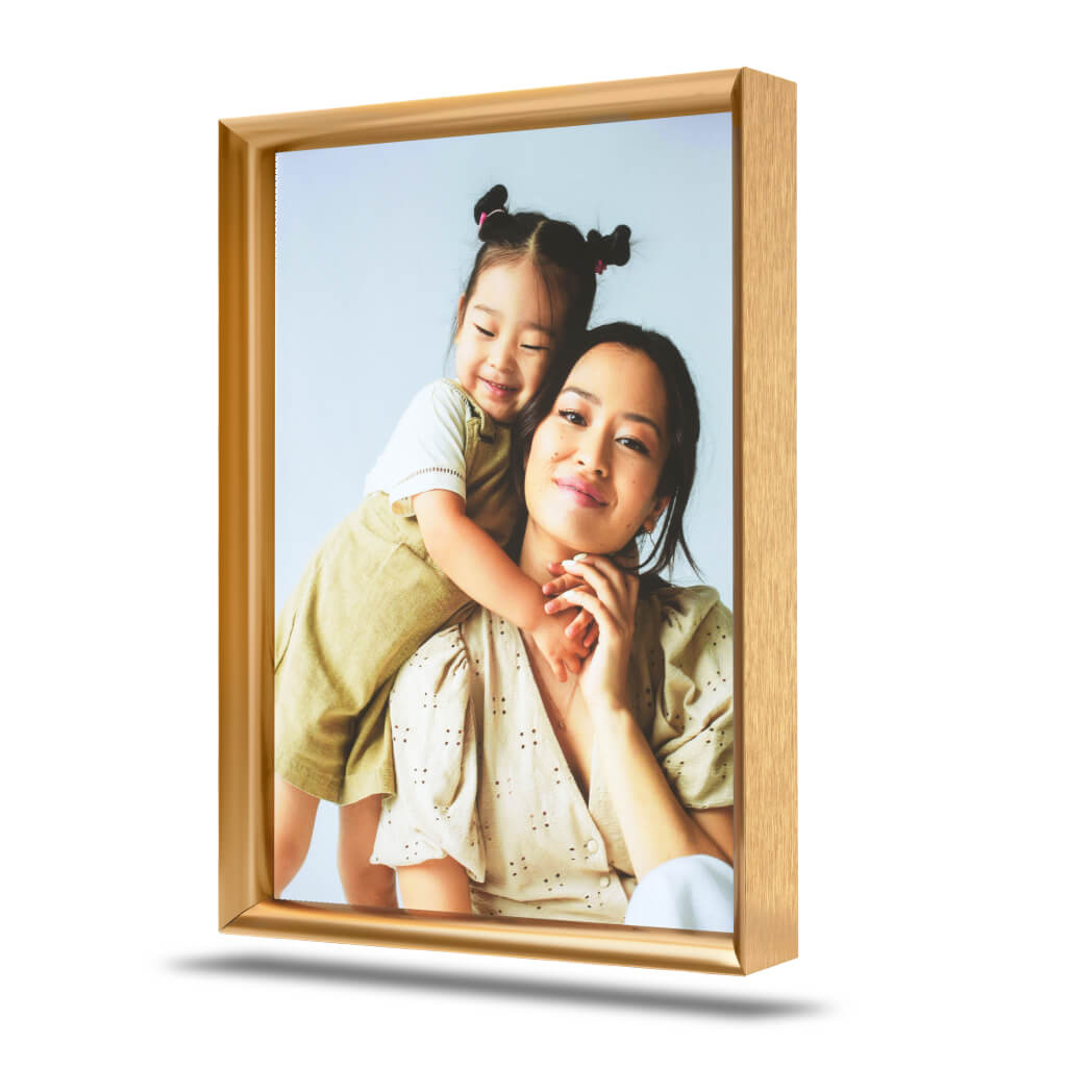 Frame LED Wall Art (Deep Gold) Flaipixels